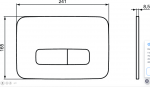 Ideal Standard oleas przycisk spłukujący p3 chrom R0124AA