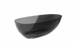 Besco Xara Carbon Grey wanna wolnostojąca 160 syfon chrom WAX160CGC