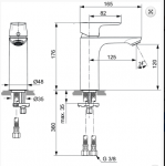 Ideal Standard Connect Air Bateria umywalkowa bez korka szary magnetyczny połysk A7055A5