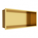 Balneo WALL-BOX ONE Gold Półka wnękowa ze stali nierdzewnej złota 45x20x10 cm B0101030310-2