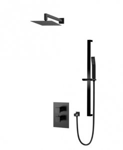 Vedo Sette Nero zestaw prysznicowy termostatyczny czarny mat  VBS7224/25/CZ/TERMO