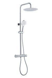 AQG System prysznicowy Nite Chrom , Deszczownica Atlas Ø 25 21NIR25TUA02
