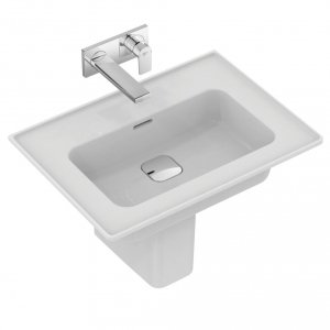 Ideal Standard Strada II Umywalka wisząca lub meblowa 64x46 cm bez otworów na baterię, biała T363301