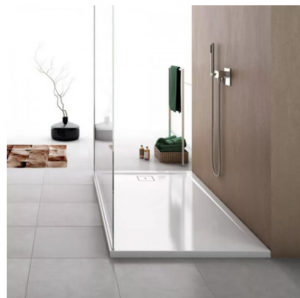 Ronal Sanswiss Livada brodzik prostokątny 160x80 cm konglomeratowy biały W20AS08016004