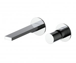 AQG Bateria umywalkowa podtynkowa Tube Two z wylewką RD, Chrom 01TUR160CR