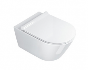 Catalano ZERO 55 miska WC wisząca bezrantowa z deską wolnoopadającą biały połysk 0111550001 + 0551200001 +9056060000
