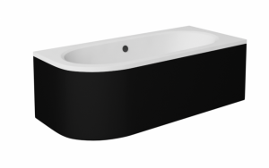 Besco Avita Black obudowa do wanny czarny mat OAV150NSC