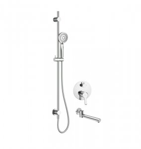 Deante Arnika Zestaw wannowo-prysznicowy podtynkowy chrom NAC09QA