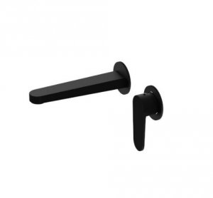 Lavita Bateria umywalkowa podtynkowa Cetus Matt Black 5900378341826