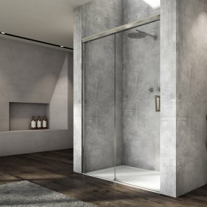 Ronal Sanswiss Cadura drzwi prysznicowe 130 cm lewe srebrny połysk CAS2G1305007
