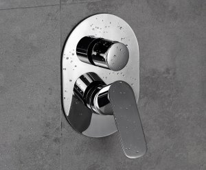 AQG Bateria prysznicowa podtynkowa 2-drożna Vent-i2 Chrom 01VE2351CR