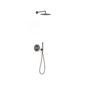 Tres THERM-BOX Zestaw baterii termostatycznej podtynkowej 2-drożnej Therm-box prysznicowej 26235004GR