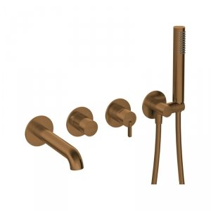 Deante Silia Bateria wannowa podtynkowa brąz szczotkowany BQSC18P DARMOWA WYSYŁKA 