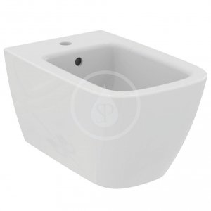 Ideal Standard i.Life B - Bidet wiszący, 355x540 mm, z przelewem, otwór na baterię, biały T461501