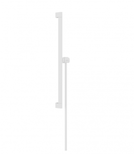 Hansgrohe Unica Drążek prysznicowy E Puro 65 cm z suwakiem EasySlide i wężem prysznicowym Isiflex 160cm biały mat 24404700
