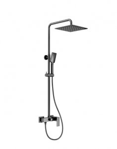 KFA Dust Kolumna prysznicowa z baterią gun metal 96607814