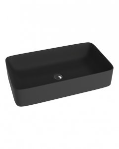 Lavita Umywalka nablatowa Pasana Black 60,5x34cm 5908211404622