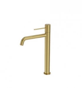 Lavita Bateria umywalkowa wysoka Orion Brushed Gold 5900378341413