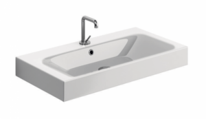 Kerasan 353331 CENTO umywalka 80X45 SOSP/APP NERO MATT