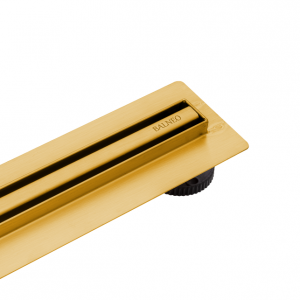Balneo Slim & Low ProLine Gold Odpływ liniowy wąski 80 cm złoty szczotkowany A0401030201-3 WYSYŁKA