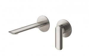 Vedo Aletta Argento bateria umywalkowa podtynkowa z korkiem nikiel szczotkowany VBA5012/C/SN