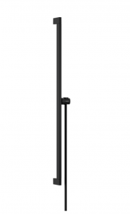 Hansgrohe Unica Drążek prysznicowy E Puro 90 cm z suwakiem EasySlide i wężem prysznicowym Isiflex 160cm czarny mat 24403670