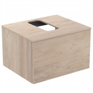 Ideal Standard Adapto Szafka pod umywalkę 60 cm z otworem jasnobrązowe drewno U8594FF