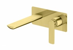 Kohlman Experience Brushed Gold bateria umywalkowa podtynkowa złoto szczotkowane QW185EGDB