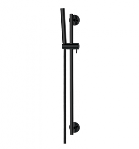 Omnires Microphone drążek prysznicowy suwany czarny MICROPHONE-SBL 