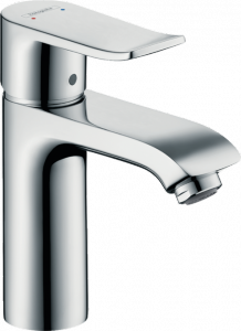 31203000 Hansgrohe Metris Jednouchwytowa bateria umywalkowa 110 LowFlow z kompletem odpływowym z cięgłem