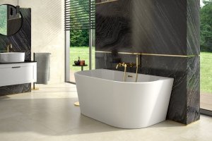 Besco Vica New 170 + klik-klak chrom z przelewem slim WAS170VN