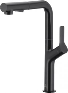 KFA DUERO DESIGN BLACK  bateria kuchenna z wyciąganą wylewką 662322081