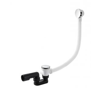 Vedo Click I Przelew wannowy z korkiem typu klik-klak 70cm chrom 266C/70/CH