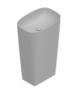 Catalano GREEN LUX 55 umywalka wolnostojąca odpływ ścienny szary mat 1FRPGRLXCS/0428551023