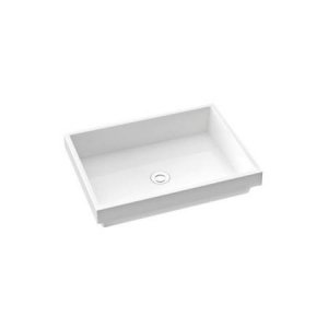 Marmorin Teo 60 In umywalka wpuszczana w blat 60x45 cm biały połysk PU083010600