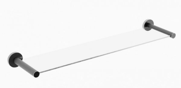 Lavita Półka szklana Senso Gunmetal 5900378371243