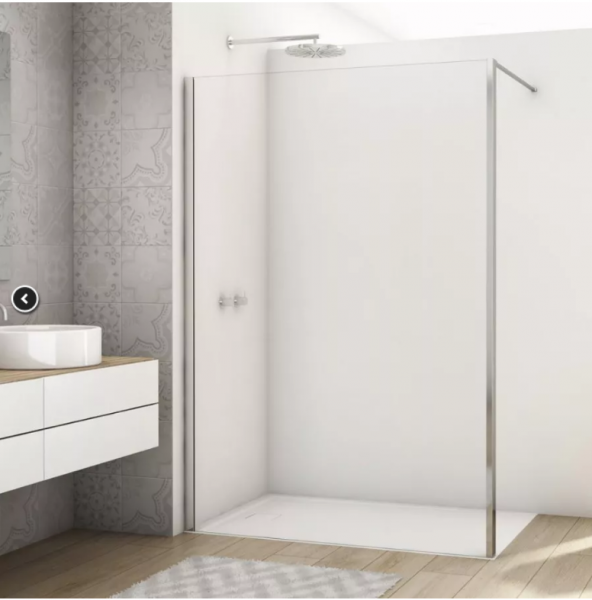 Ronal Sanswiss Divera ścianka wolnostojąca Walk-in 90 cm srebrny połysk D22WI1H0905007