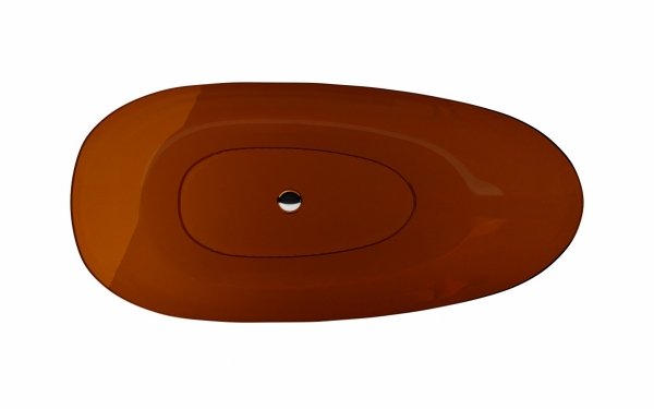 Besco Xara Earth Rust wanna wolnostojąca 160 syfon chrom WAX160ERC