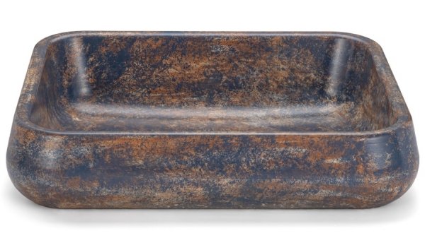  S.V.I.S.  Design UMYWALKA 60 CM PERSEUS BASIC - GRANITE, NIEBIESKO-SZARY I OCHRA, LAKIER PÓŁMATOWY