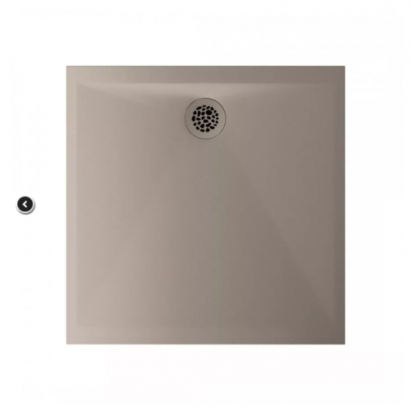 Ronal Air brodzik kwadratowy 100x100 cm konglomeratowy len W37Q10015