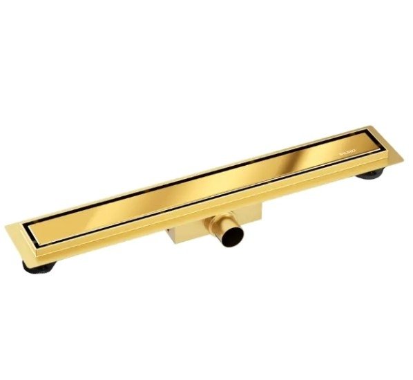 Balneo Duplex Next Mirror Gold 2w1 Odpływ liniowy dwustronny do wklejania płytki 70 cm lustrzane złoto A0101080102-2 WYSYŁKA