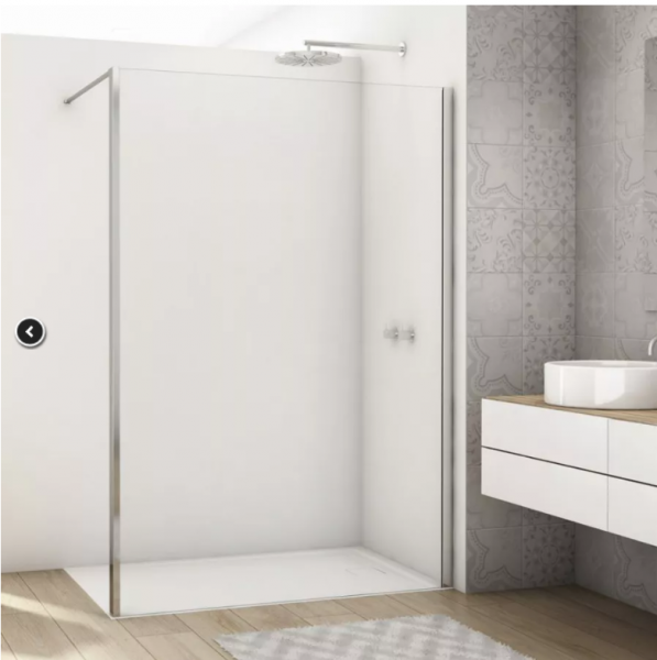 Ronal Sanswiss Divera ścianka wolnostojąca Walk-in 100 cm srebrny połysk D22WI1H1005007