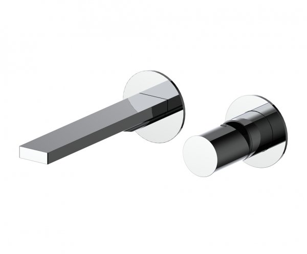 AQG Bateria umywalkowa podtynkowa Tube Two z wylewką RD, Chrom 01TUR160CR