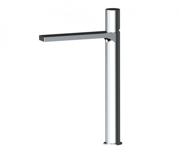 AQG Bateria umywalkowa XL Tube Chrom z aeratorem redukującym przepływ 01TUB138CR