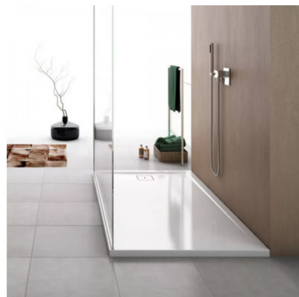 Ronal Sanswiss Livada brodzik prostokątny 140x90 cm konglomeratowy biały W20AS09014004