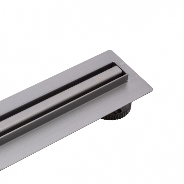 Balneo Slim &amp; Low ProLine Gun Metal Odpływ liniowy wąski 80 cm grafitowy A0401100201-3 WYSYŁKA 24H MAGAZYN
