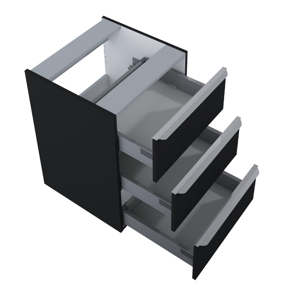 Elita KOMODA LOFTY 50 3S BLACK MATT PDW 168306