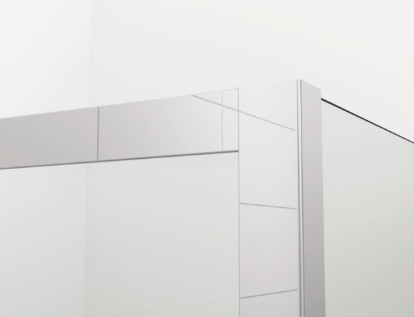 Ronal Sanswiss wejście narożne dwuczęściowe 90x200 cm, szkło przezroczyste, profile chrom PUE2PD0901007