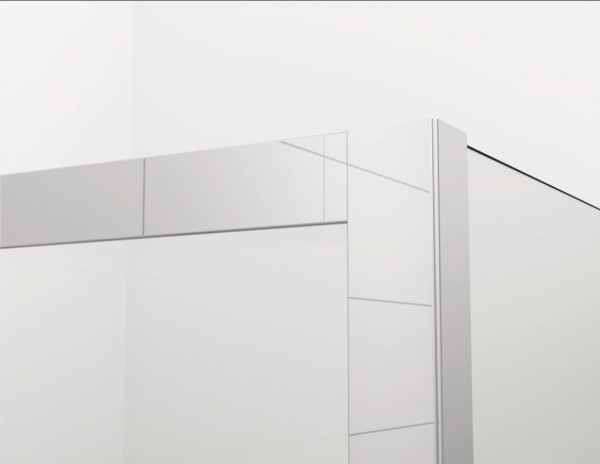 Ronal Sanswiss kabina półokrągła z drzwiami jednoczęściowymi 75-120x200 cm, szkło przezroczyste, profile chrom P3G50SM11007