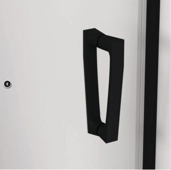 Ronal Sanswiss Cadura ścianka wolnostojąca Walk-in 120 cm lewa czarny mat CAW2G1200607